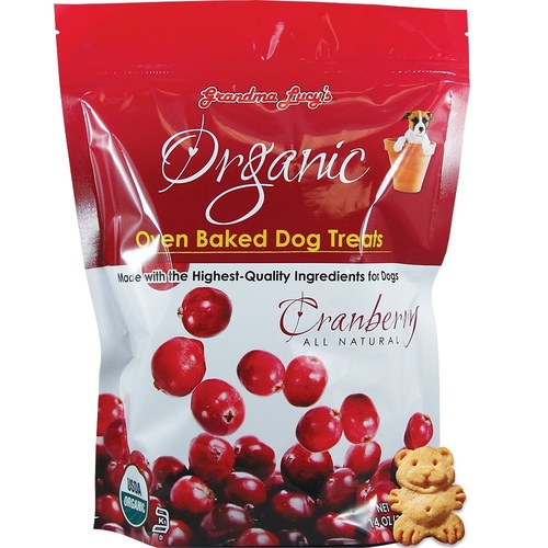 [해외] 그랜마 루시 크랜베리 쿠키 (14 oz) Grandma Lucy&#039;s Organic Cranberry Oven Baked Dog Treats (14 oz)